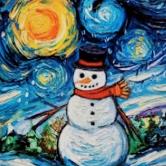Starry-Snowman