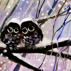 Owlets in Winter