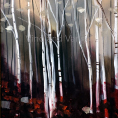Red Winter Birch