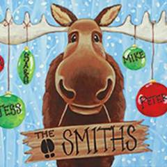 Christmas Moose