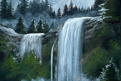 Midnight Waterfall