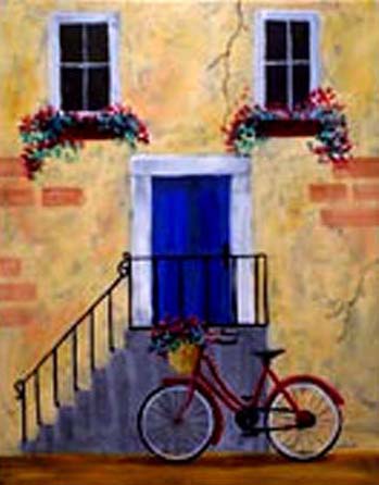 Bicycle and Blue Doo