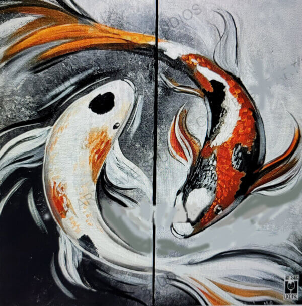 Paint and Sip at Home 'Koi